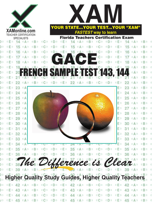 Title details for GACE French Sample Test 143, 144 by Sharon Wynne - Available